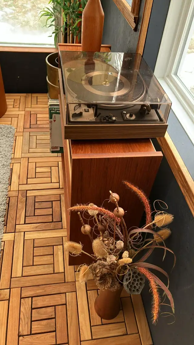 Mid century. TEAK TECK. Lampe / buffet, bar, bibliothèque, bookc - Photo 3