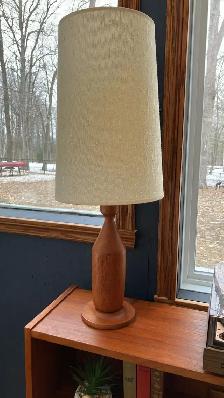 Mid century. TEAK TECK. Lampe / buffet, bar, bibliothèque, bookc - Photo 4