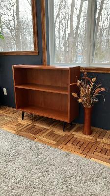 Mid century. TEAK TECK. Lampe / buffet, bar, bibliothèque, bookc - Photo 7