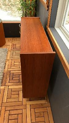 Mid century. TEAK TECK. Lampe / buffet, bar, bibliothèque, bookc - Photo 8