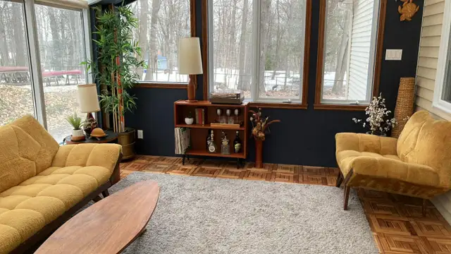 Mid century. TEAK TECK. Lampe / buffet, bar, bibliothèque, bookc - Photo 9