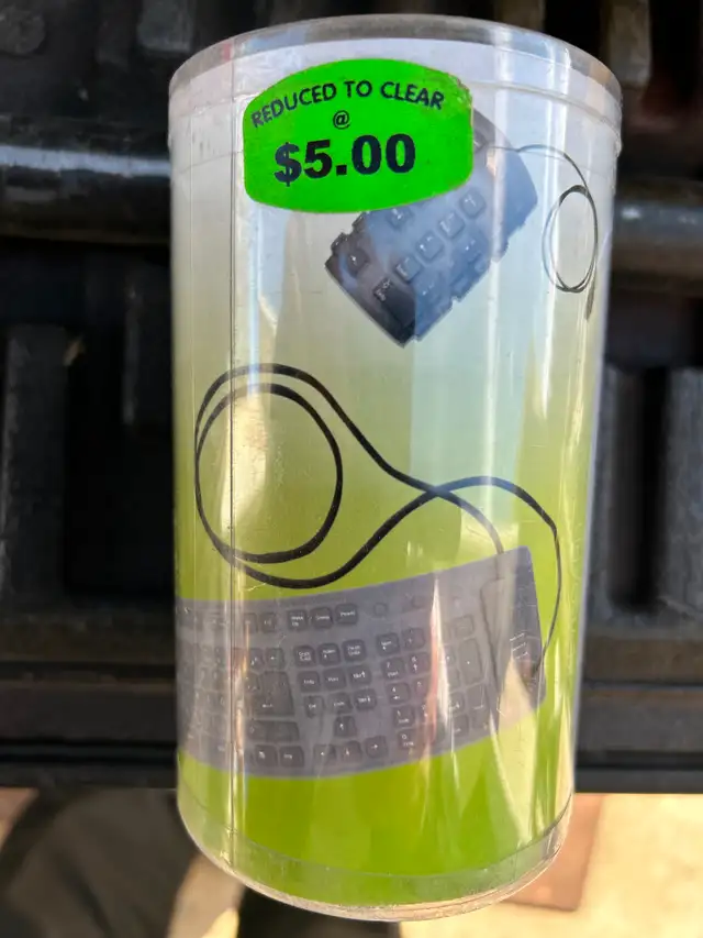 NEW AIR TOUCH FLEXIBLE KEYBOARDS - WHITEAS PICTURED