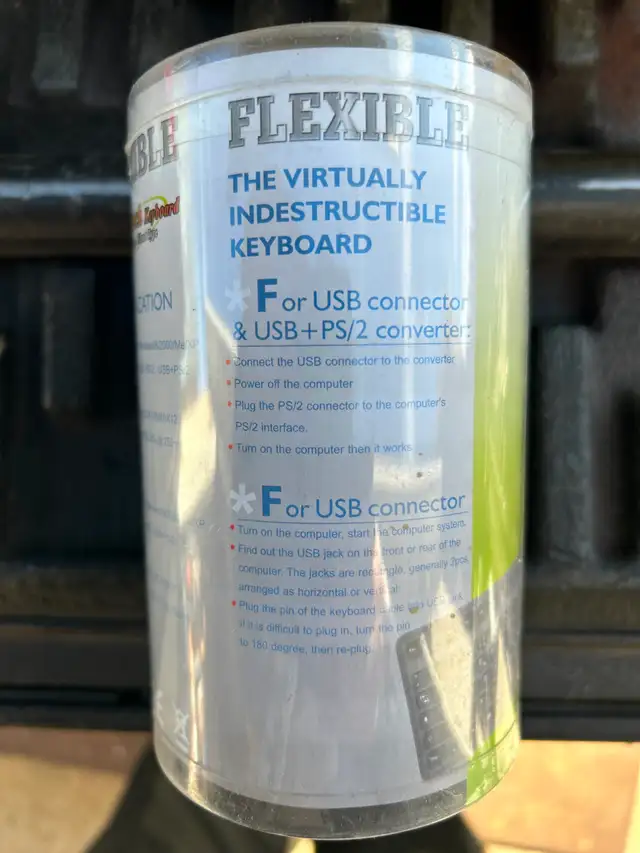 NEW AIR TOUCH FLEXIBLE KEYBOARDS - WHITEAS PICTURED - Photo 2