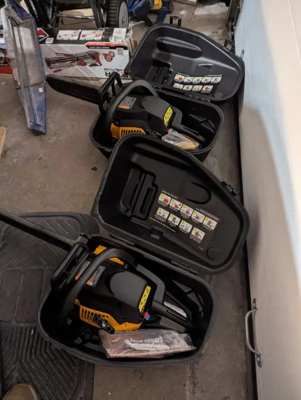 2 scie à chaîne à vendre