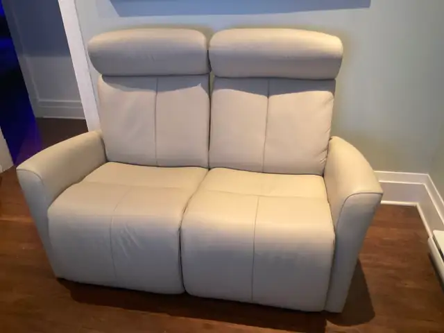 Canapé en cuir électrique