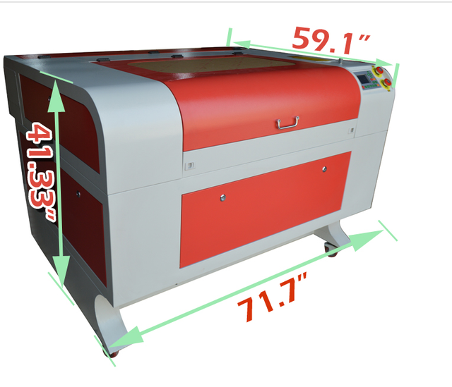 100W USB CO2 Laser Engraving Machine with Stand 130069 - Photo 2