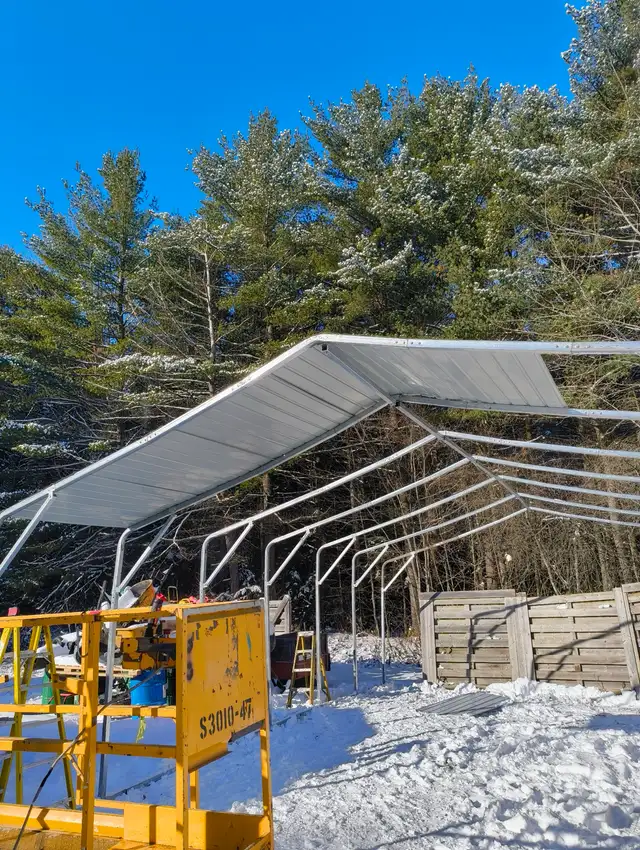 Abris Métallique Double ( carport ) - Photo 2