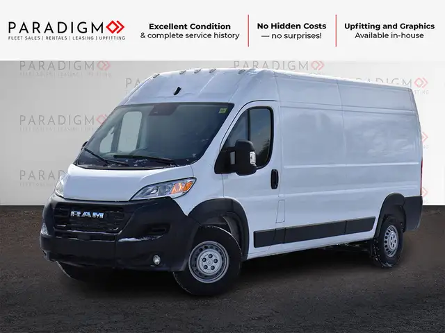 2025 Dodge Ram ProMaster 2500 159\' High Roof - LOW KM!