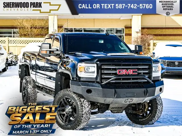 2019 GMC Sierra 2500HD SLT All Terrain 6.6L Lifted & Deleted