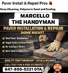 FREE MASON HANDYMAN - Flagstone Interlock Masonry Concrete SEAL - Photo 2