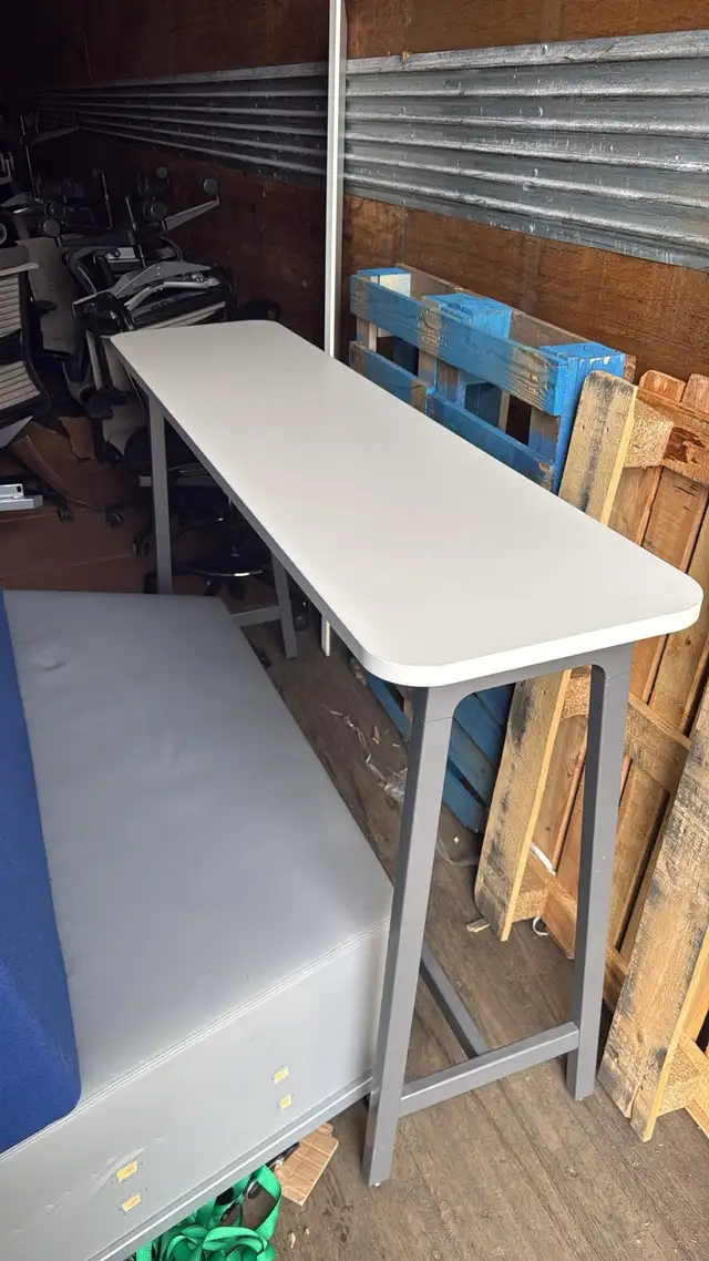 Bar Height Table – 72" x 18" | Modern Workspace Table | $150 - Photo 2