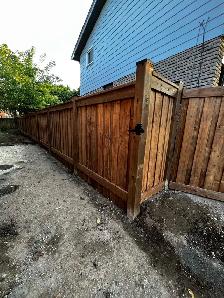 Fence post repair - Photo 4