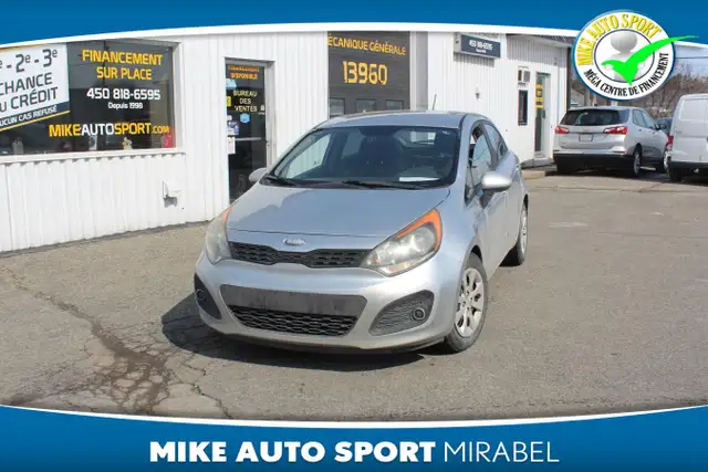 2013 KIA RIO Hayon 5 portes, boîte manuelle, LX !