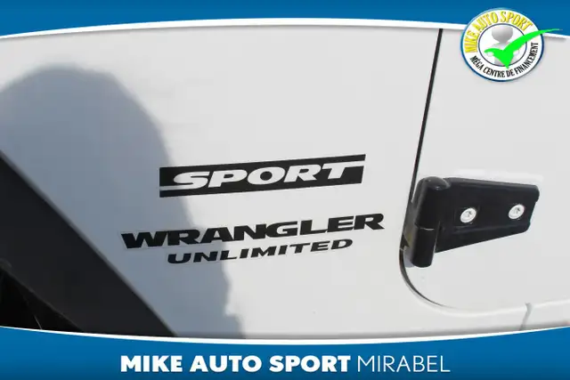 2016 Jeep Wrangler Unlimited 4x4, 4 portes, Sport ! - Photo 8