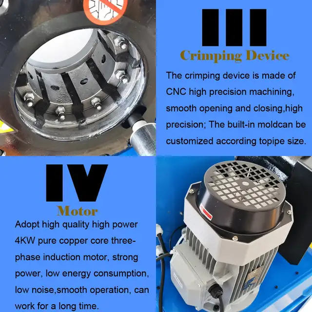 0.55'-2.72' Hose Crimper Tube Shrinking Machine 056824 - Photo 9