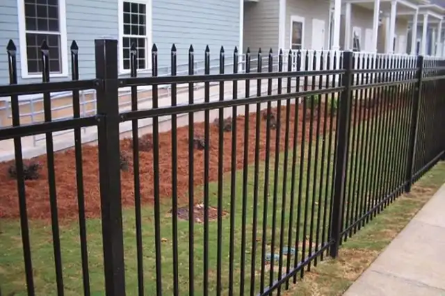 168FT Industrial Ornamental Fence – 8’x6’, 20 Panels   2 Gates - Photo 3