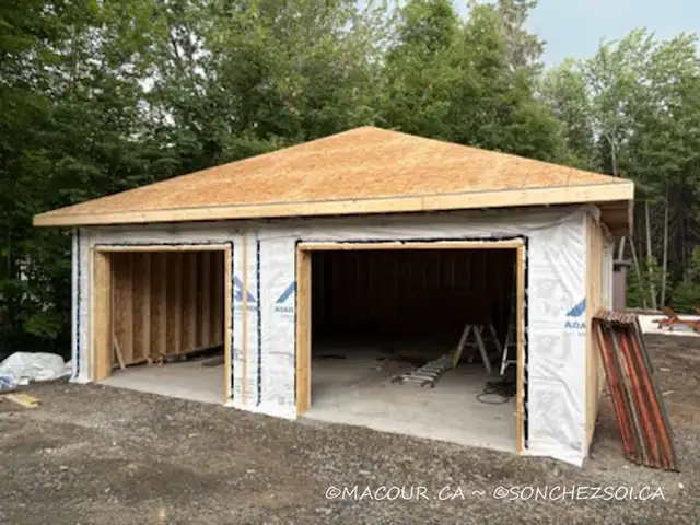 KIT CHARPENTE - 26X26 - MAISON, GARAGE, CHALET. ASSEMBLAGE DISPO