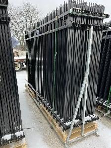 240FT Industrial Site Fence – 10’x7’, 24 Panels Included