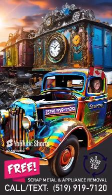 (519) 919-7120 = Scrapper: FREE Appliance & Scrap Metal Pick Up