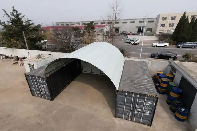 Industrial Container Shelter – 20’x20’x6.5’, Weather-Resistant - Photo 2