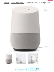 google home smart speaker