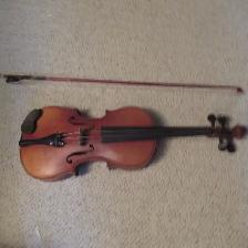 OLD VIOLIN AND BOW