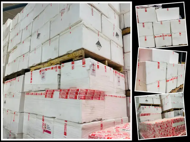 GOOD QUALITY STYROFOAM BOXES - $5/BOX