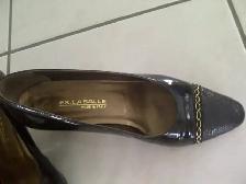 BEAUX SOULIERS FEM GR6 F.X. LA SALLE D'ITALIE NOIRS GOLD: $15.00 - Photo 3
