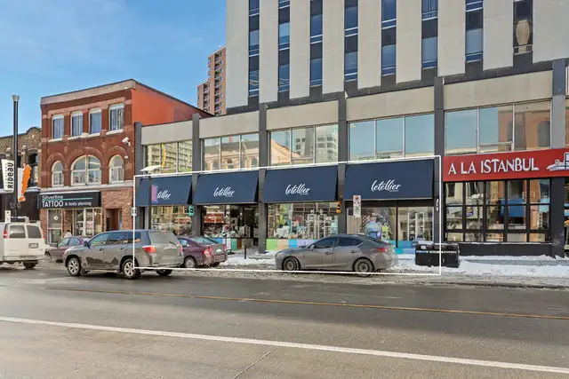 6,214 sf of Prime Frontage Retail for Lease | 146 Rideau Street