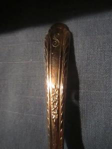 #61  WENTWORTH silverware set for 6, Monogramed 'S'