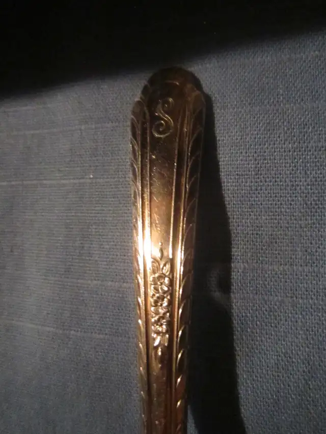 #61  WENTWORTH silverware set for 6, Monogramed 'S'