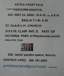 ARTS AND CRAFT SALE