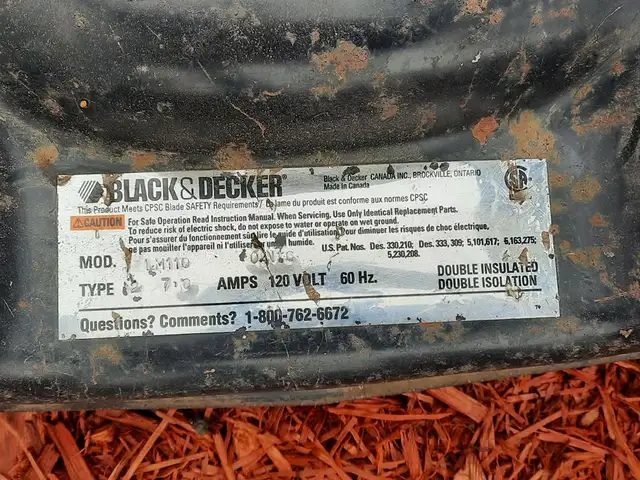 Black & Decker Electric Lawn Mower - Photo 5