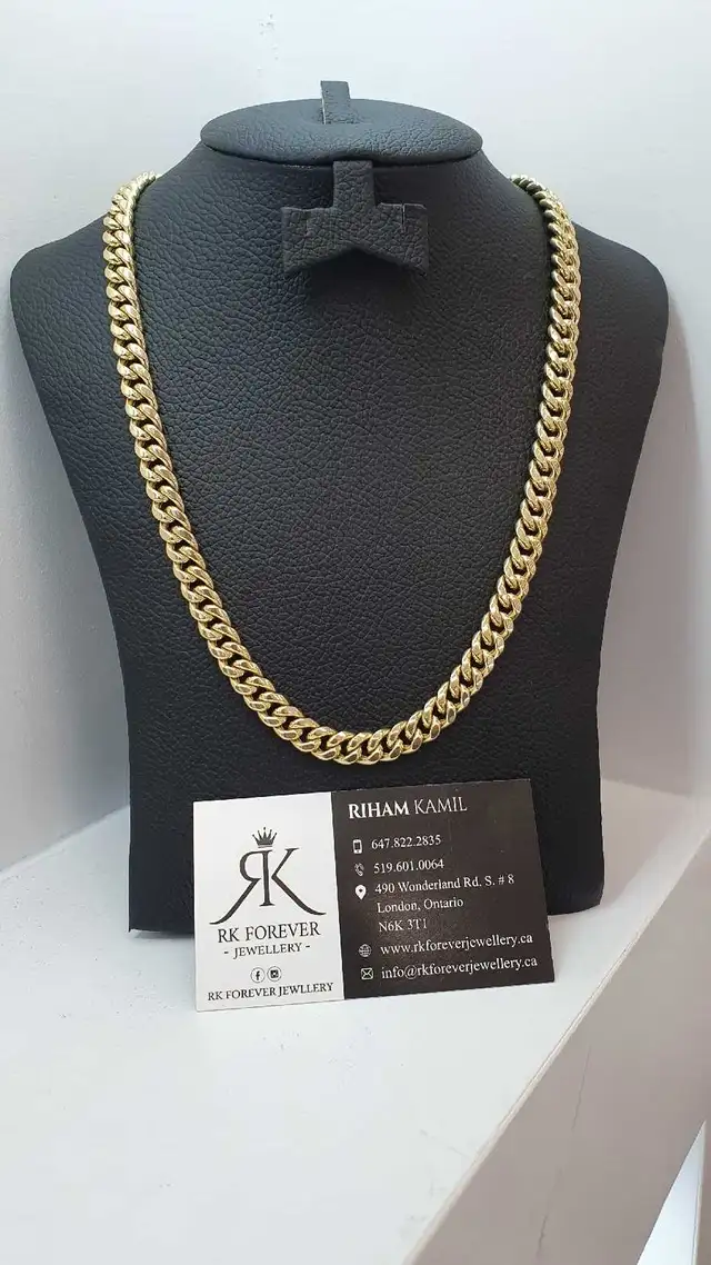 14k yellow gold chain # 374_16