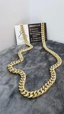 14k yellow gold chain # 374_16 - Photo 4