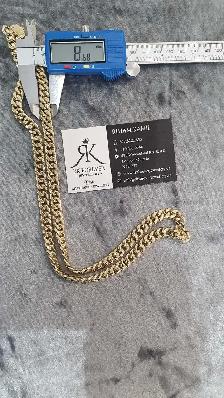 14k yellow gold chain # 374_16 - Photo 7