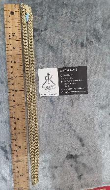 14k yellow gold chain # 374_16 - Photo 8