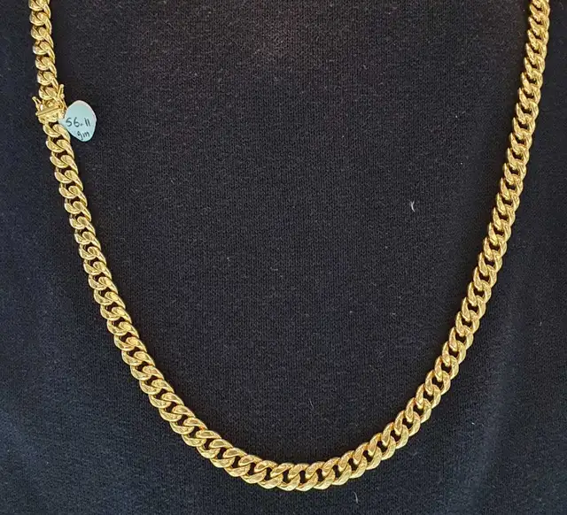 14k yellow gold chain # 374_16 - Photo 9