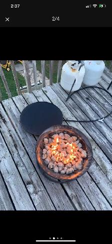Gas fire bowl