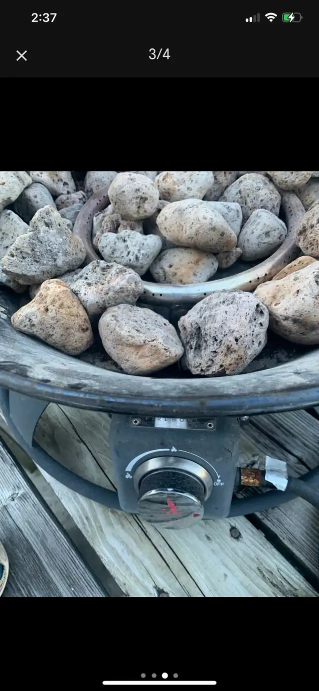 Gas fire bowl - Photo 2