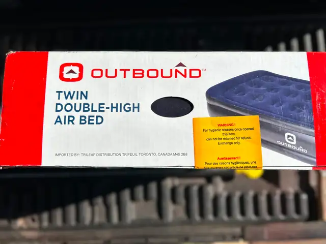 Outbound Twin Double-High Inflatable Air Mattress with Built-In - Photo 2