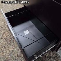 Espresso 2 Drawer Wood Lateral File Cabinet - Photo 2