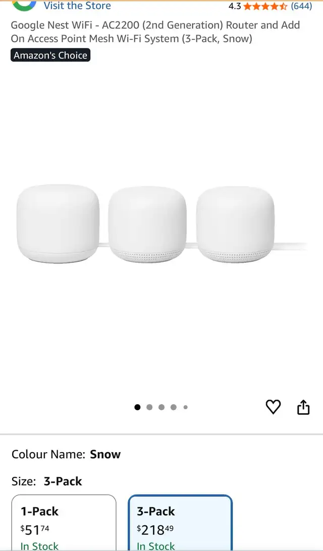 Google Nest Wifi 2nd Generation System - Photo 2