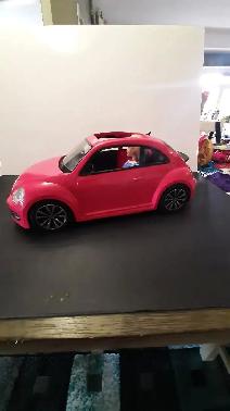 Mattel Barbie Doll Car Volkswagen Beetle Vehicle Hot Pink/Fuschi