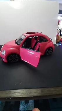 Mattel Barbie Doll Car Volkswagen Beetle Vehicle Hot Pink/Fuschi - Photo 5
