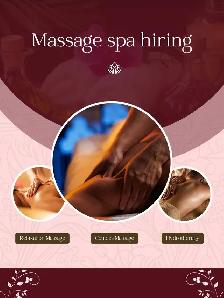 massage spa hiring