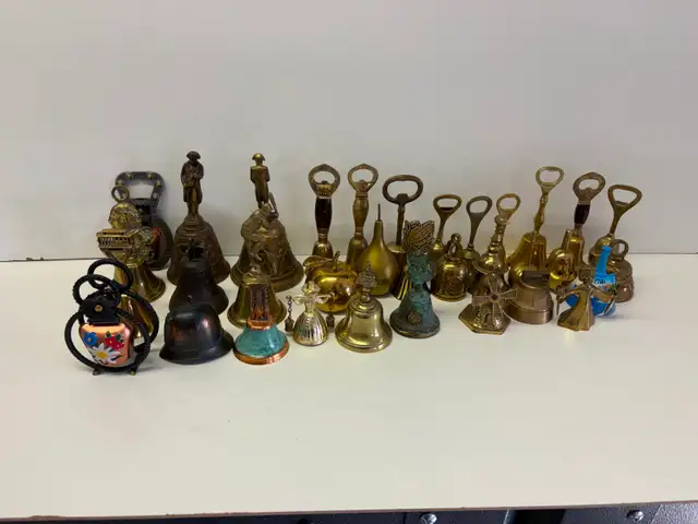 Brass bell collection