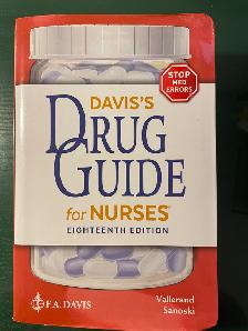 Davis's Drug Guide for Nurses 18th edition