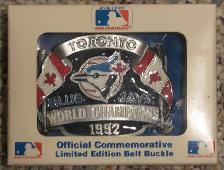 1992 Toronto Blue Jays World Champions Belt Buckle