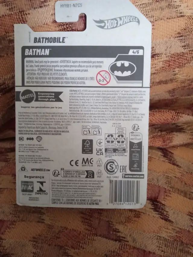 Batman The Brave and the Bold Hot Wheels Car - Photo 3
